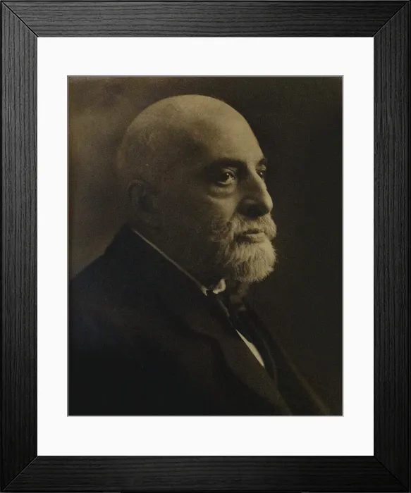 Framed Print : Portrait of the composer and violinist Leopold Auer (1845-1930). Creator: Mishkin, Herman (1871-1948) Framed Print : Portrait of the composer and violinist Leopold Auer (1845-1930). Creator: Mishkin, Herman (1871-1948)
