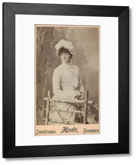 Framed Print : Portrait of the pianist and composer Mon Schjelderup (1870-1934), 1890. Creator: Rude, Christopher Gade (1839-1901) Framed Print : Portrait of the pianist and composer Mon Schjelderup (1870-1934), 1890. Creator: Rude, Christopher Gade (1839-1901)