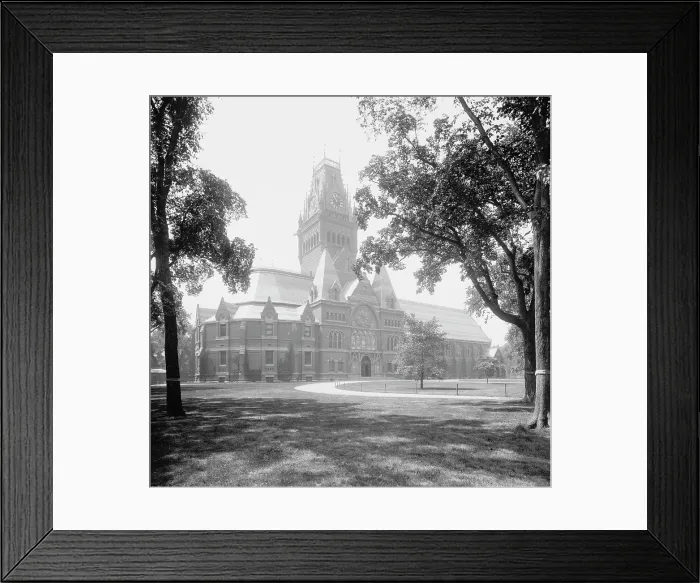 Framed Print : Memorial Hall, Harvard College, c1899. Creator: Unknown Framed Print : Memorial Hall, Harvard College, c1899. Creator: Unknown