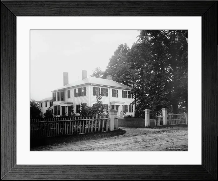 Framed Print : Emerson House, Concord, Mass. between 1900 and 1906. Creator: Unknown Framed Print : Emerson House, Concord, Mass. between 1900 and 1906. Creator: Unknown