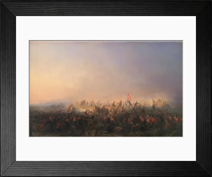 Framed Print : The Battle of Fredericia, 6 July 1849, (1849-1851). Creator: Niels Simonsen Framed Print : The Battle of Fredericia, 6 July 1849, (1849-1851). Creator: Niels Simonsen