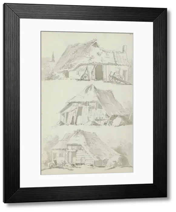 Framed Print : Farms, c.1780-c.1800. Creator: Bernhard Heinrich Thier Framed Print : Farms, c.1780-c.1800. Creator: Bernhard Heinrich Thier