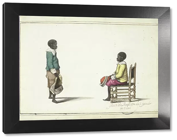 Two African boys, 1654. Creator: Gesina ter Borch