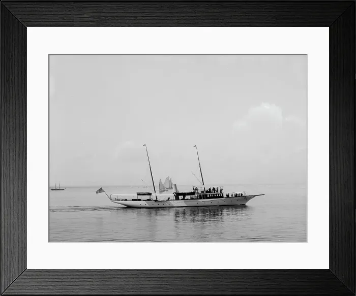 Framed Print : Kanawha, Glencove [sic], N.Y.Y.C. [New York Yacht Club], 1897 Aug 7. Creator: Johns Johnston