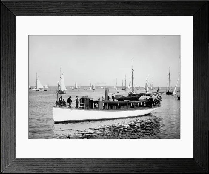 Framed Print : The New Jersey, N[ew] Rochelle, 1890. Creator: Johns Johnston