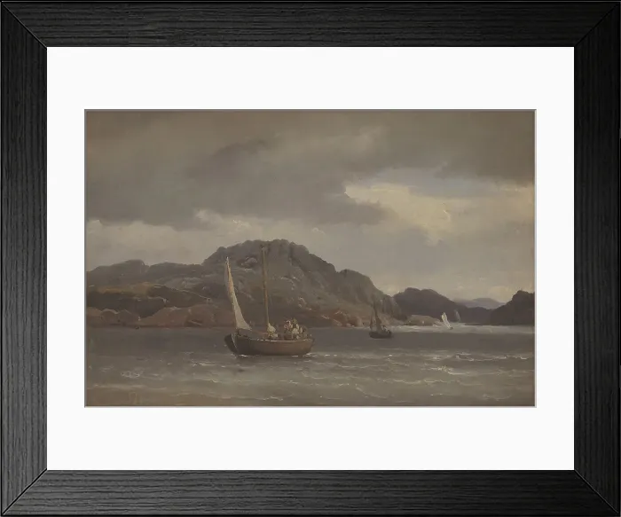 Framed Print : The Skerries at Marstrand, Sweden, 1852. Creator: Carl Frederik Sorensen Framed Print : The Skerries at Marstrand, Sweden, 1852. Creator: Carl Frederik Sorensen