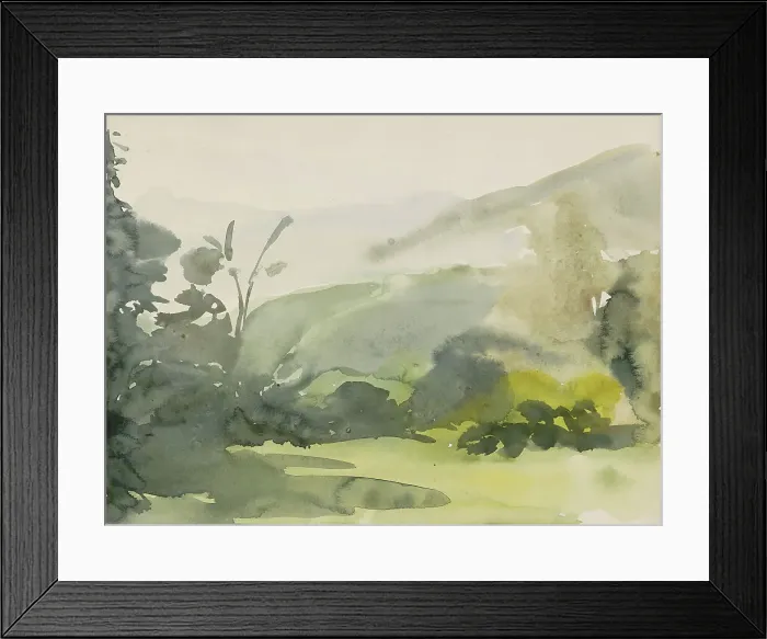 Framed Print : Landscape with trees, 1865-1913. Creator: Abrahamina Arnolda Louisa Hubrecht Framed Print : Landscape with trees, 1865-1913. Creator: Abrahamina Arnolda Louisa Hubrecht