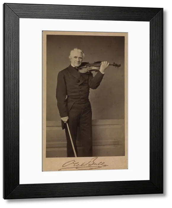 Framed Print : Portrait of the composer and violinist Ole Bull (1810-1880). Creator: Hanfstaengl, Franz (1804-1877) Framed Print : Portrait of the composer and violinist Ole Bull (1810-1880). Creator: Hanfstaengl, Franz (1804-1877)