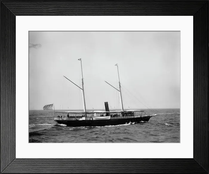 Framed Print : Nydia, near Southland Light, 1892 June 14. Creator: Johns Johnston Framed Print : Nydia, near Southland Light, 1892 June 14. Creator: Johns Johnston
