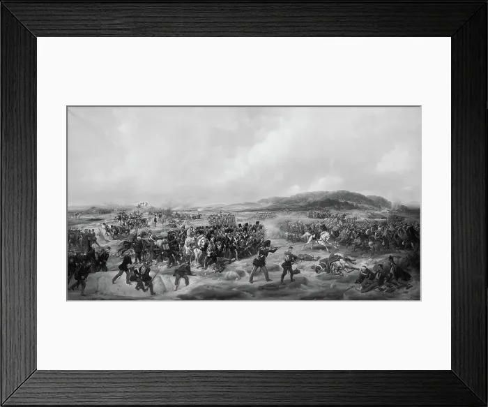 Framed Print : Battle of Isted, 25 July 1850, 1854. Creator: Niels Simonsen Framed Print : Battle of Isted, 25 July 1850, 1854. Creator: Niels Simonsen