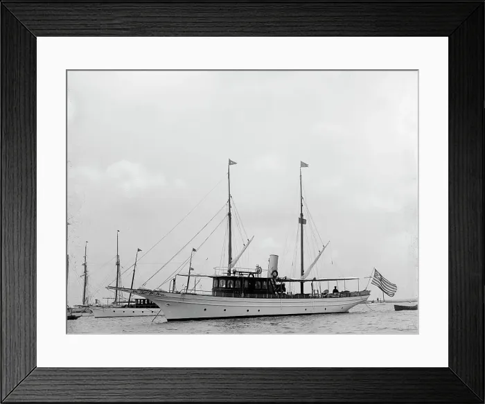 Framed Print : Spindrift, 1895 Aug 4. Creator: Johns Johnston Framed Print : Spindrift, 1895 Aug 4. Creator: Johns Johnston