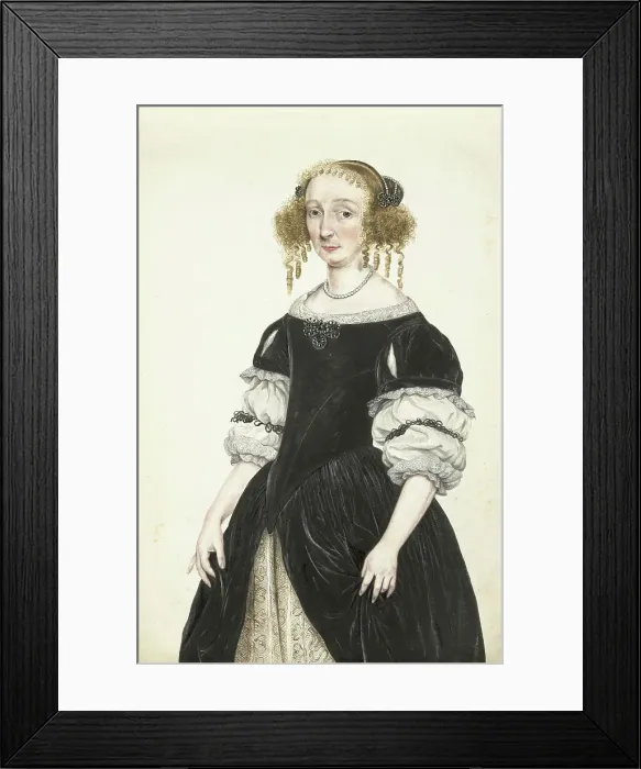Framed Print : Portrait of Petronella de Waert, c.1670. Creator: Gesina ter Borch Framed Print : Portrait of Petronella de Waert, c.1670. Creator: Gesina ter Borch