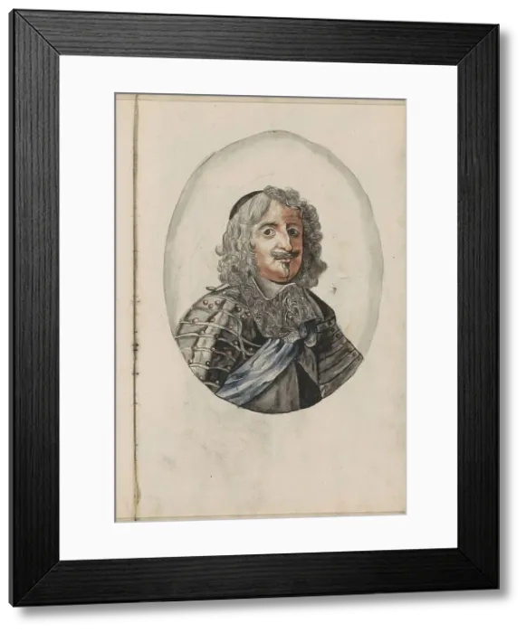 Framed Print : Portrait of a man with a sash, 1696. Creator: Hendrick van Beaumont Framed Print : Portrait of a man with a sash, 1696. Creator: Hendrick van Beaumont