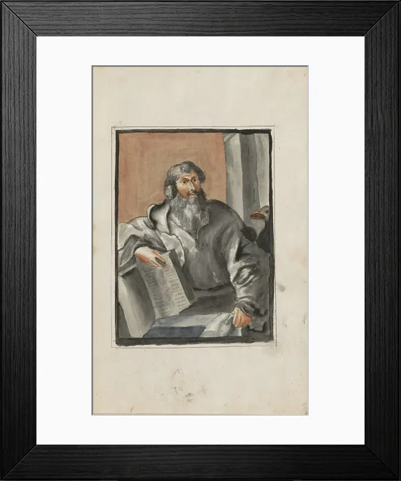 Framed Print : John the Evangelist, 1696. Creator: Hendrick van Beaumont Framed Print : John the Evangelist, 1696. Creator: Hendrick van Beaumont
