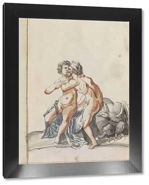 Hercules and Deïanira, 1696. Creator: Hendrick van Beaumont