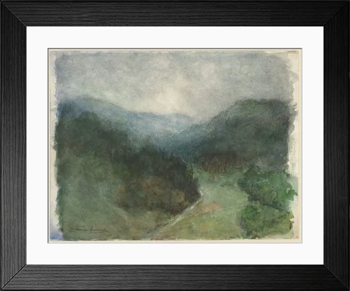 Framed Print : In the Black Forest near Baden-Baden, 1910. Creator: Carel Nicolaas Storm Framed Print : In the Black Forest near Baden-Baden, 1910. Creator: Carel Nicolaas Storm