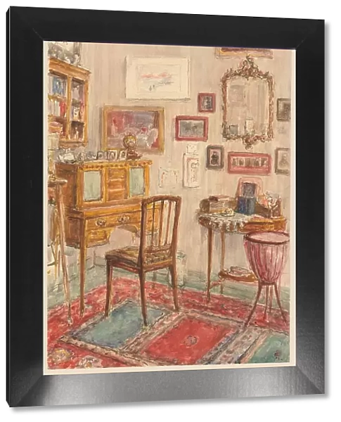 Interior of a room at Jan van Nassaustraat 48, 1910. Creator: Carel Nicolaas Storm