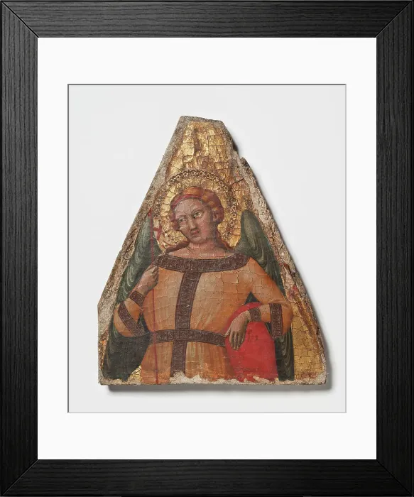 Framed Print : Female Angel. Companion piece to NM 6862, c1310-1340. Creator: Master of Figline Framed Print : Female Angel. Companion piece to NM 6862, c1310-1340. Creator: Master of Figline