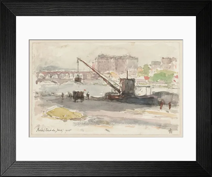 Framed Print : Point du Jour, Paris, 1905. Creator: Carel Nicolaas Storm Framed Print : Point du Jour, Paris, 1905. Creator: Carel Nicolaas Storm