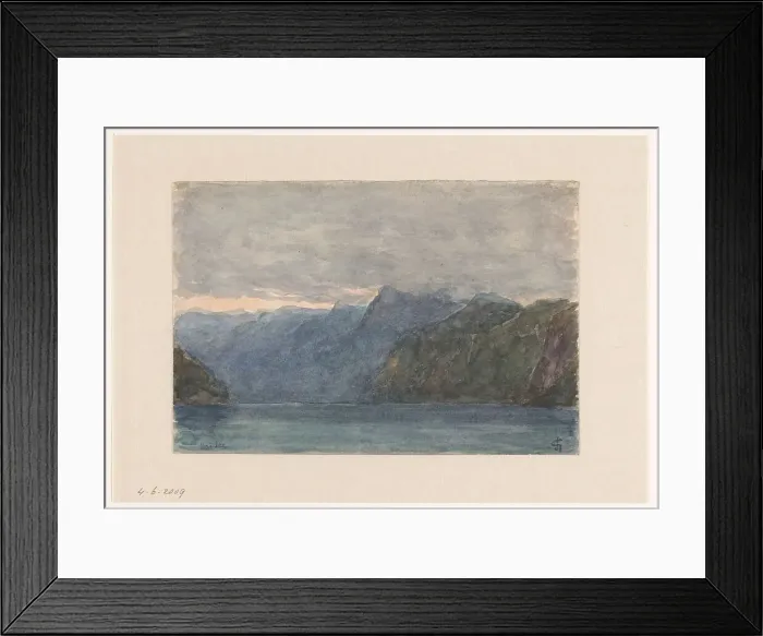 Framed Print : Uri Sea, c.1851-c.1924. Creator: Carel Nicolaas Storm Framed Print : Uri Sea, c.1851-c.1924. Creator: Carel Nicolaas Storm