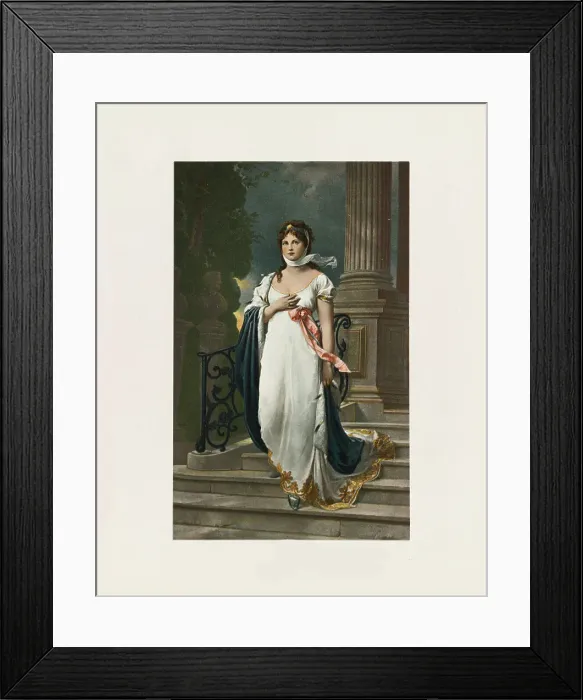 Framed Print : Queen Louise of Prussia (1776-1810), 1879. Creator: Richter, Gustav (Karl Ludwig) (1823-1884) Framed Print : Queen Louise of Prussia (1776-1810), 1879. Creator: Richter, Gustav (Karl Ludwig) (1823-1884)