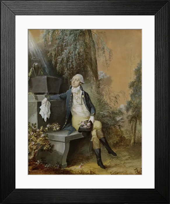 Framed Print : Ambassador Baron Erik Magnus Staal von Holstein (1749-1802), 1792. Creator: Nicolas Lavreince Framed Print : Ambassador Baron Erik Magnus Staal von Holstein (1749-1802), 1792. Creator: Nicolas Lavreince