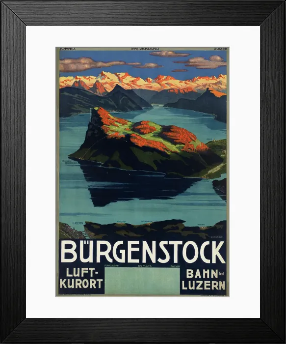 Framed Print : Bürgenstock, 1938. Creator: Landolt, Otto (1889-1951) Framed Print : Bürgenstock, 1938. Creator: Landolt, Otto (1889-1951)