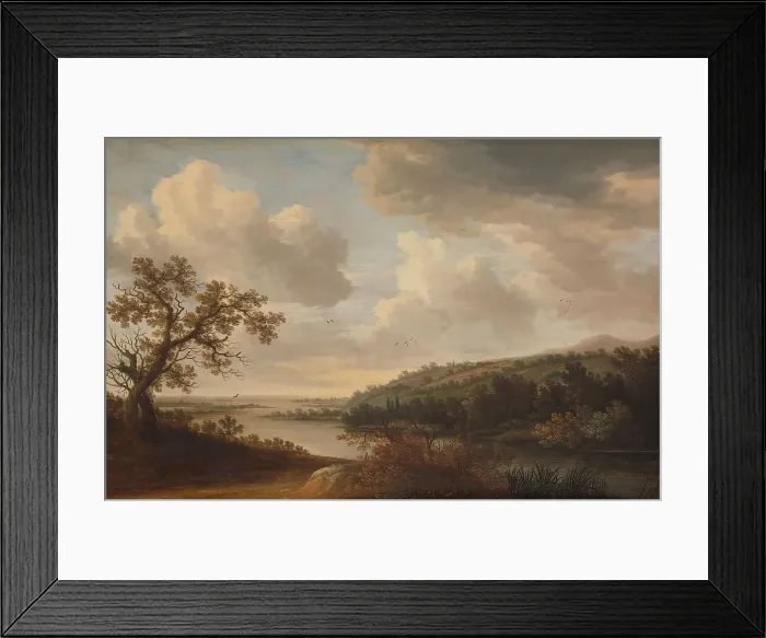 Framed Print : River view, 1631. Creator: Johan Pietersz. Schoeff Framed Print : River view, 1631. Creator: Johan Pietersz. Schoeff