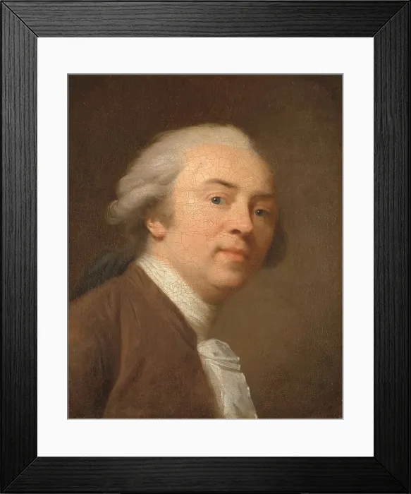 Framed Print : Self-portrait, 1782. Creator: Friedrich Tischbein Framed Print : Self-portrait, 1782. Creator: Friedrich Tischbein