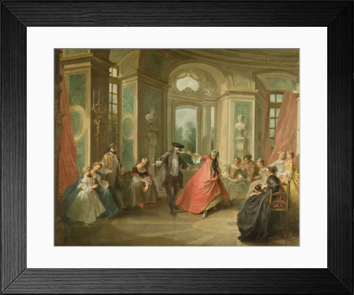 Framed Print : Blind Man's Buff, c18th century. Creator: Nicolas Lancret Framed Print : Blind Man's Buff, c18th century. Creator: Nicolas Lancret
