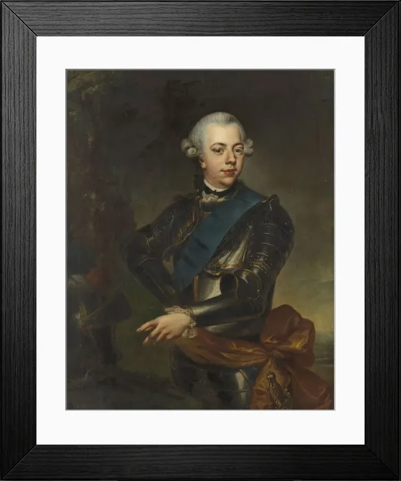 Framed Print : William V, Prince of Orange-Nassau, 1763-1776. Creator: Johann Georg Ziesenis Framed Print : William V, Prince of Orange-Nassau, 1763-1776. Creator: Johann Georg Ziesenis