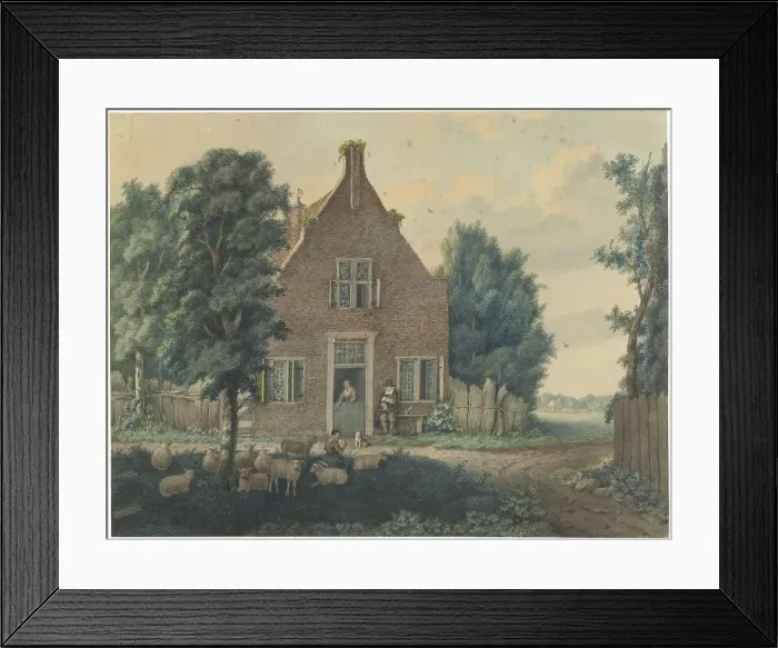 Framed Print : The Holland inn at t Smalst, 1772-1844. Creator: Cornelis Apostool Framed Print : The Holland inn at t Smalst, 1772-1844. Creator: Cornelis Apostool