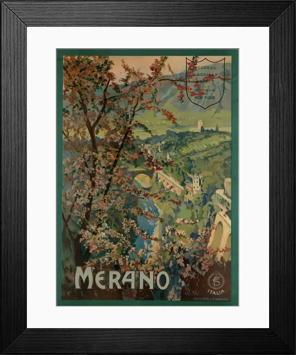 Framed Print : Merano, 1927. Creator: Borgoni, Mario (1869-1936) Framed Print : Merano, 1927. Creator: Borgoni, Mario (1869-1936)