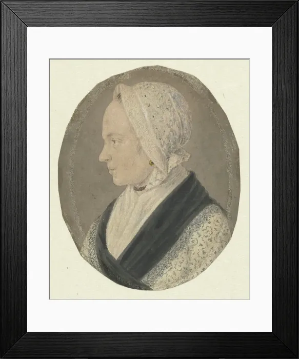 Framed Print : Portrait of Willemijntje van den Bos, 1792. Creator: Cornelis van Noorde Framed Print : Portrait of Willemijntje van den Bos, 1792. Creator: Cornelis van Noorde