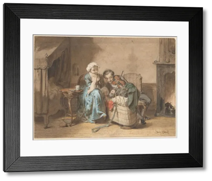 Framed Print : Family, 1831-1899. Creator: David Joseph Bles Framed Print : Family, 1831-1899. Creator: David Joseph Bles