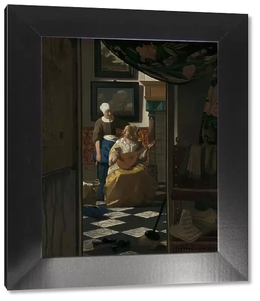 The Love Letter, c.1669-c.1670. Creator: Jan Vermeer