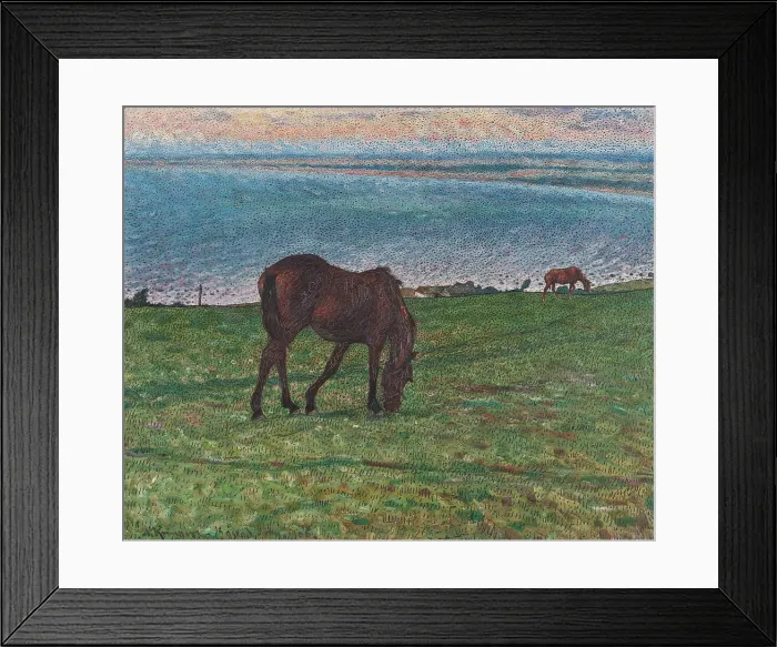 Framed Print : Evening in August, 1906. Creator: Nils Kreuger Framed Print : Evening in August, 1906. Creator: Nils Kreuger