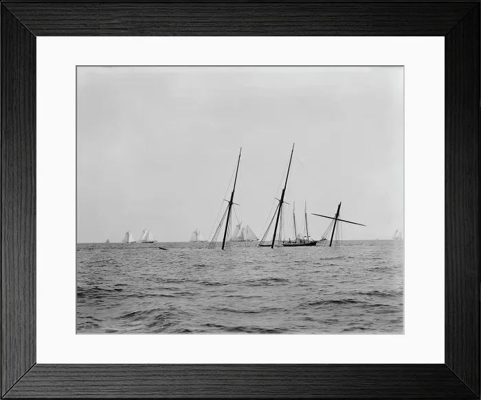 Framed Print : Wreck of Alva, Aug. 8, 1892, 1892 Aug 8. Creator: Unknown Framed Print : Wreck of Alva, Aug. 8, 1892, 1892 Aug 8. Creator: Unknown