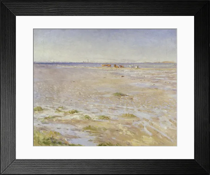 Framed Print : Coastal Scene. Motif from Varberg, 1892. Creator: Nils Kreuger Framed Print : Coastal Scene. Motif from Varberg, 1892. Creator: Nils Kreuger