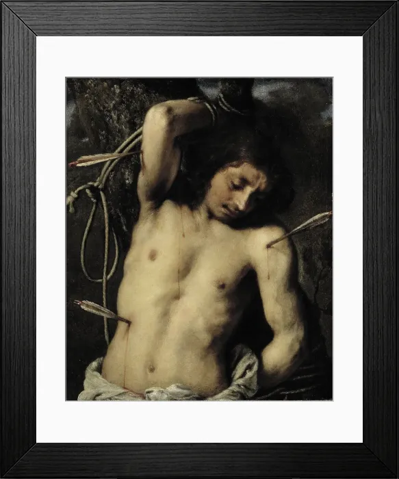 Framed Print : St Sebastian, 1655-1665. Creator: Juan Carreno de Miranda Framed Print : St Sebastian, 1655-1665. Creator: Juan Carreno de Miranda