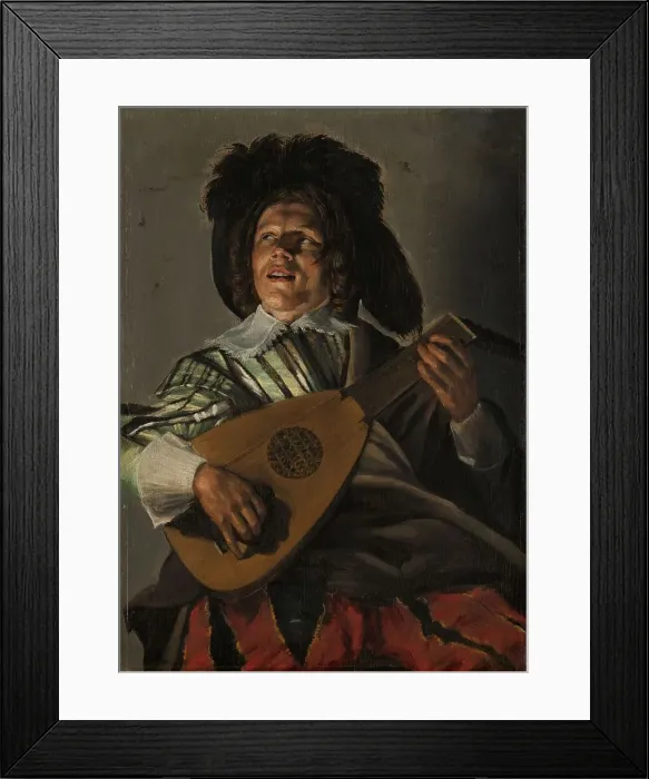 Framed Print : The Serenade, 1629. Creator: Judith Leyster Framed Print : The Serenade, 1629. Creator: Judith Leyster