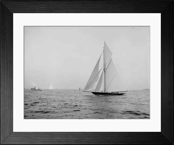 Framed Print : Valkyrie rounding outer mark Oct. 5, 1893, 1893 Oct 5. Creator: Unknown Framed Print : Valkyrie rounding outer mark Oct. 5, 1893, 1893 Oct 5. Creator: Unknown