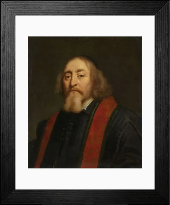 Framed Print : Portrait of Jan Amos Comenius, 1650-1670. Creator: Jurgen Ovens Framed Print : Portrait of Jan Amos Comenius, 1650-1670. Creator: Jurgen Ovens