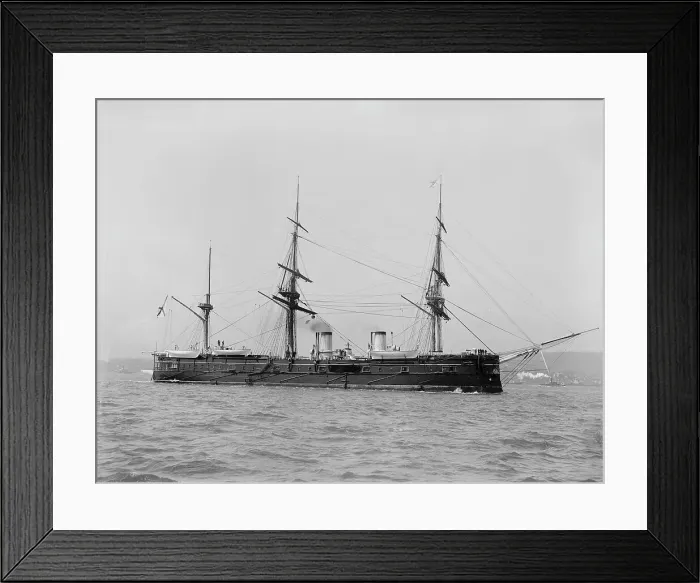 Framed Print : Dmitri Donskoi, Russian [ship], between 1880 and 1899. Creator: Unknown