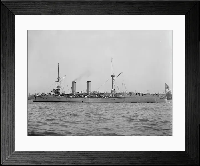 Framed Print : Neuve (i.e. Nueve) de Julio, Argentine (ship), between 1893. Creator: Unknown Framed Print : Neuve (i.e. Nueve) de Julio, Argentine (ship), between 1893. Creator: Unknown