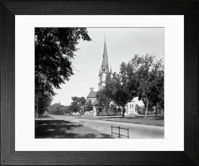 Framed Print : Winona, Methodist Church, between 1880 and 1899. Creator: Unknown Framed Print : Winona, Methodist Church, between 1880 and 1899. Creator: Unknown