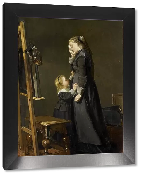 The Widow of a Painter, 1870. Creator: Kate Bisschop-Swift
