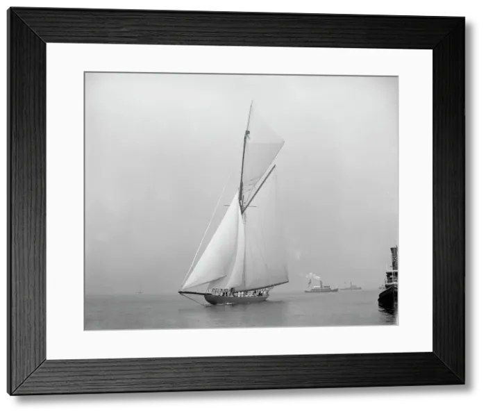 Framed Print : Shamrock I, Oct. 12, 99, 1899 Oct 12. Creator: Unknown Framed Print : Shamrock I, Oct. 12, 99, 1899 Oct 12. Creator: Unknown