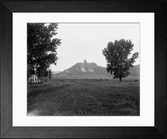 Framed Print : Winona, Sugar Loaf Rocks, distant view, c1898. Creator: Unknown Framed Print : Winona, Sugar Loaf Rocks, distant view, c1898. Creator: Unknown