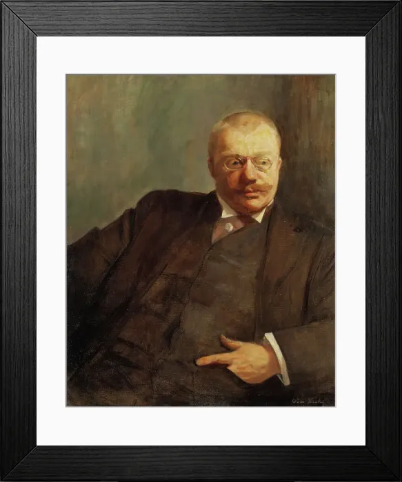 Framed Print : Gunnar Heiberg, the Author, 1900. Creator: Oda Krohg Framed Print : Gunnar Heiberg, the Author, 1900. Creator: Oda Krohg